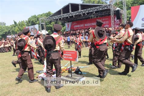 Ka Kwarnas Pimpin Upacara Hari Pramuka Ke Dan Pembukaan Jambore