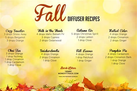 Essential Oil Diffuser Blends For Fall Lots Of Options Mom Off Track