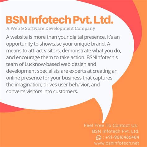 Bsn Infotech Pvt Ltd On Twitter A Website Is More Than Your Digital