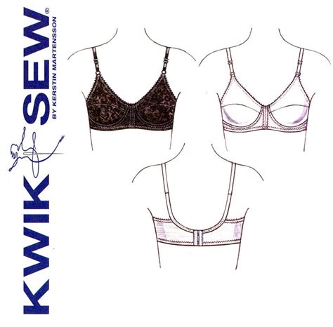 Womens Bra Pattern Uncut Kwik Sew K Lingerie Full Cup