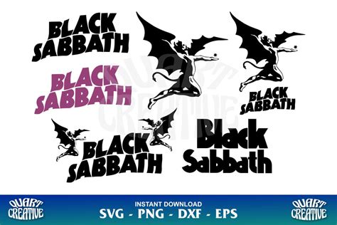 Black Sabbath Logo SVG - Gravectory