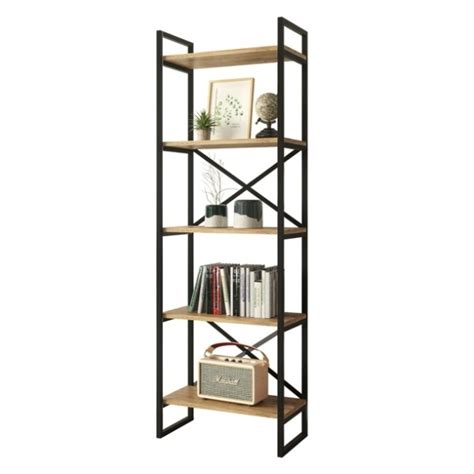 Libreria Industrial Ripiani In Ferro E Legno X X H Voyage