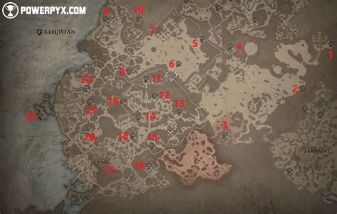 Diablo 4 Kehjistan All Side Dungeon Locations