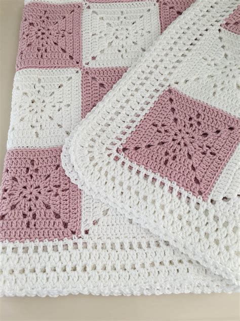 Crochet Blanket Pattern Arielle S Square Easy Granny Etsy Australia