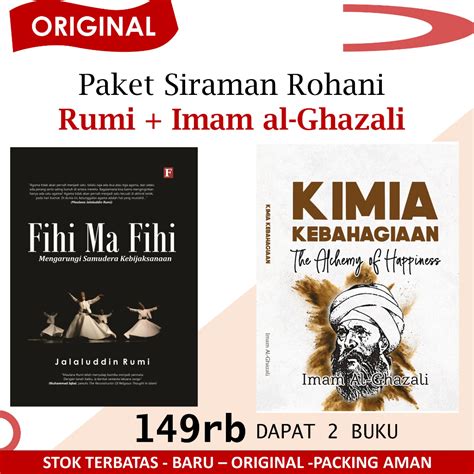 Jual Buku Original Fihi Ma Fihi Jalaluddin Rumi Kimia Kebahagiaan