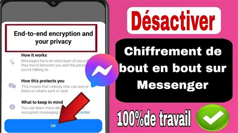 Comment Supprimer Le Chiffrement De Bout En Bout Dans Messenger