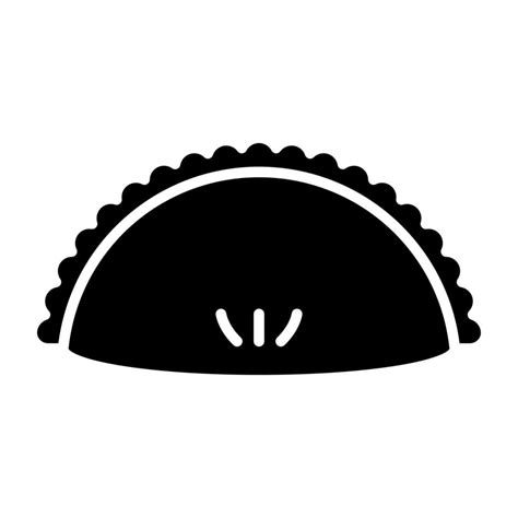 Empanada Icon Style Vector Art At Vecteezy