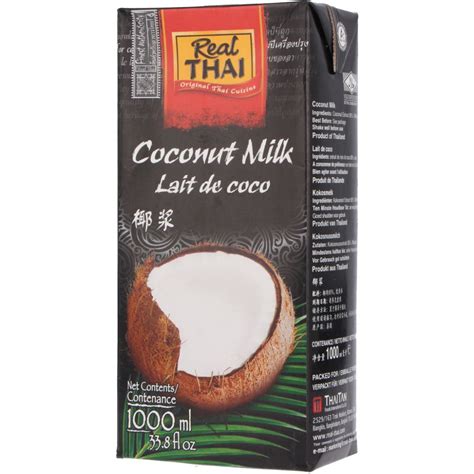 Leite C Co Real Thai L Bebidas De Coco Produtos Supermercado