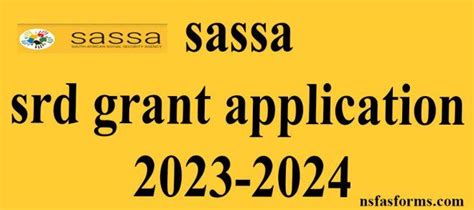 Sassa Srd Grant Application 2023 2024