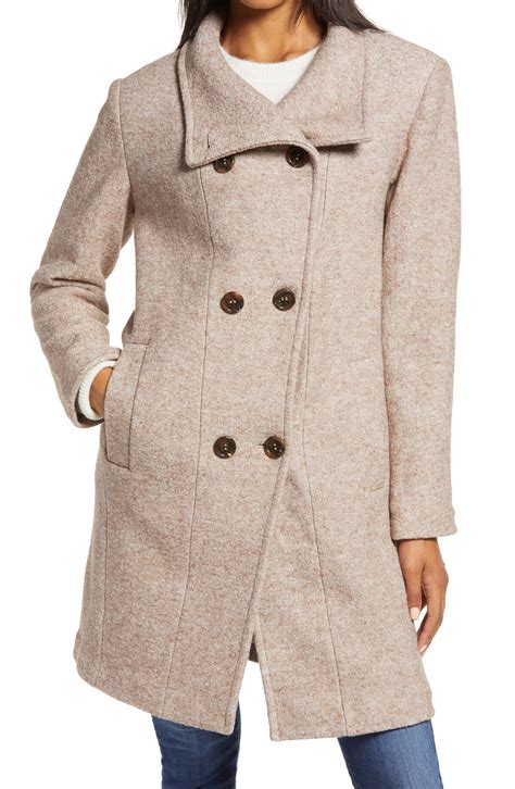 Ellen Tracy Double Breasted Wool Blend Coat In At Nordstrom Editorialist