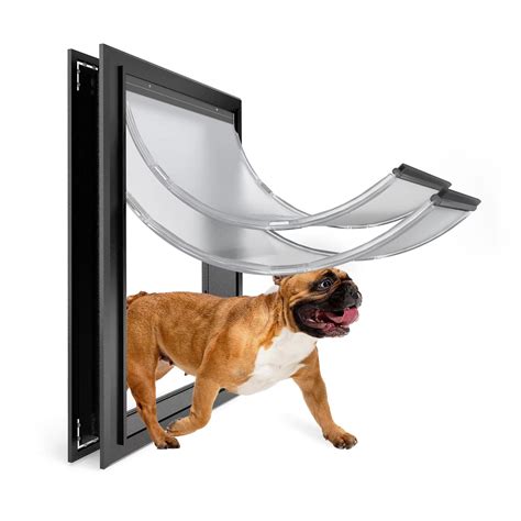 Dog Door for Exterior Doors: Heavy Duty Aluminum Doggie Door, Extreme