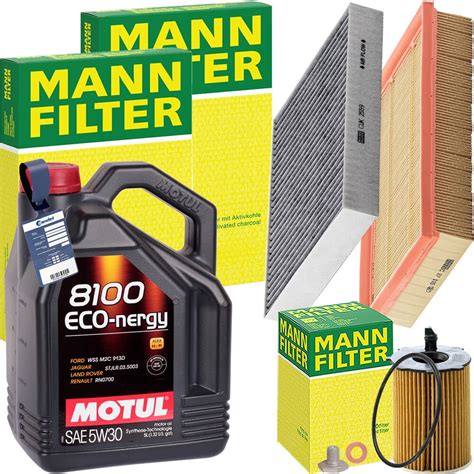 MANN INSPEKTIONSPAKET MOTUL 5W 30 ÖL passend für 1 6 TDCI FORD FOCUS C