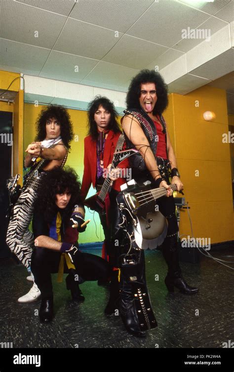 American hard rock band Kiss in November 1983 in Essen - Germany ...