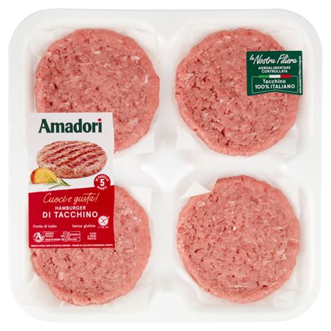 Amadori Hamburger Di Tacchino Kg Carrefour