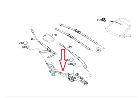Wischergest Nge Mercedes Benz Original Wischeranlage Wischermotor B