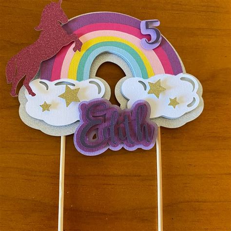 Unicorn Cake Topper Etsy Australia