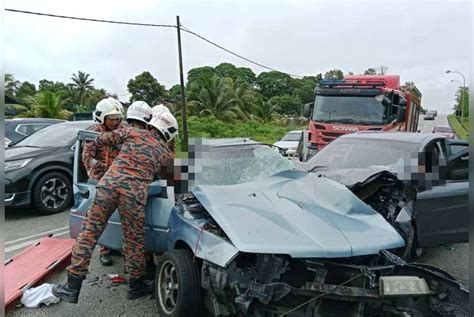 Pekerja Pasar Raya Maut Nahas Dua Kenderaan