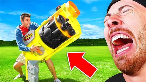 This Is The Worlds Biggest Nerf Blaster Youtube