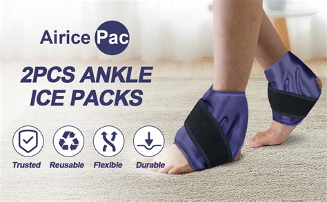 Amazon Airicepac Ankle Ice Pack Wrap For Swelling Ice Pack For