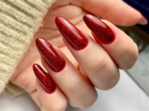 Unhas De Vermelhas Glitter 1 1 Boa Dica De Beleza