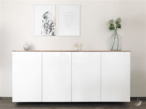 Ikea Hack Metod K Chenschrank Als Sideboard Elfenweiss