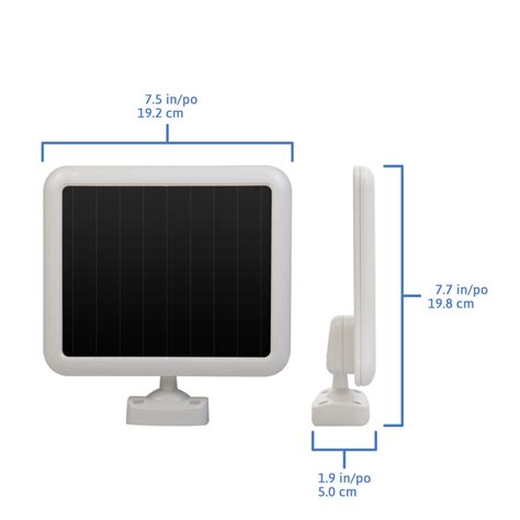 100 Led Solar Motion Light With Corner Mounting Feature Sunforce Products