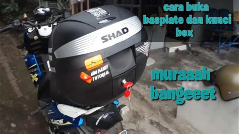 Cara Pasang Box Shad Sh Pada Motor X Ride Tips Buka Basplate Dan