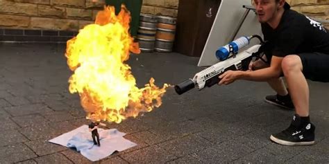 YouTube Star Syndicates Shoots Off His Elon Musk Flamethrower