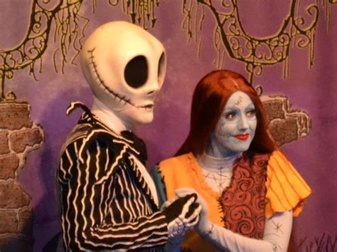 Meet And Greet With Jack Skellington And Sally At Magic Kingdom During