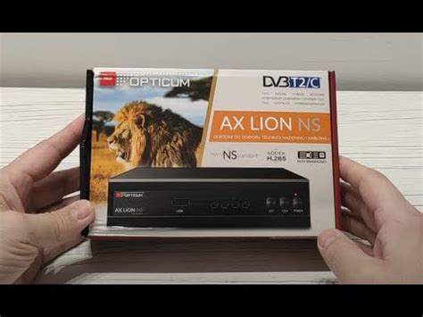 Tuner Dvb T Tuner Opticum Ax Lion Ns Recenzja Tunera Z H Hevc