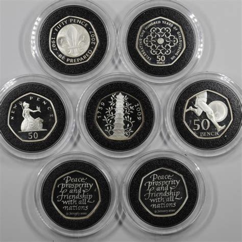 Silver Proof P Coins Comprising A Culture Set With Kew