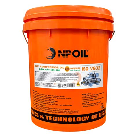 Air Compressor Oil Vg32 Semi Synthetic Oil Drum 200l CÔng Ty CỔ