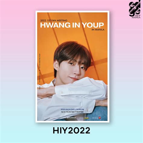 HWANG IN YOUP IN MANILA Fan Meeting Posters 305mm X 470mm Shopee