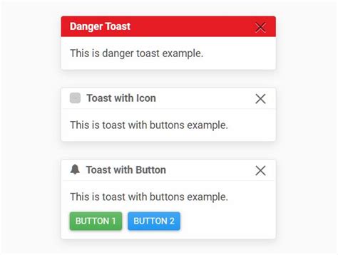 Advanced Bootstrap Toast Component In JavaScript Free JQuery Plugins