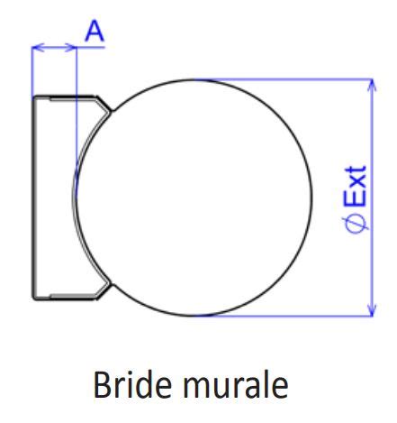 Bride Murale R Glable Inox Duoten Mm