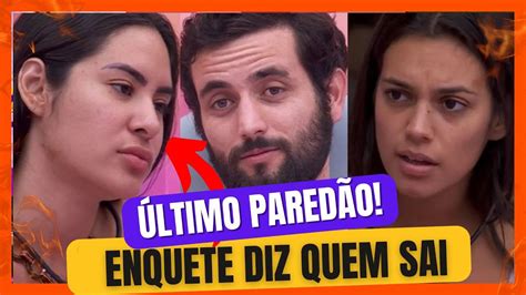 PAREDÃO FINAL Enquete diz quem SAIRÁ do BBB 24 Alane Isabelle ou