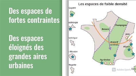 Les espaces de faible densité en France et leurs atouts géographie 3e