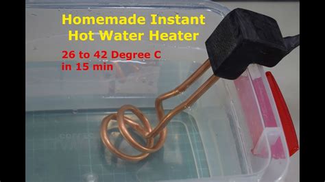 Hot Water Heater How To Make An Electric Water Heater Homemade Dc