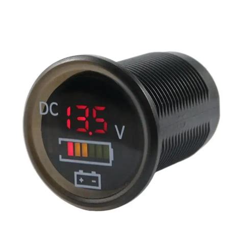 Vodool Digital Color Volt Meters Display Voltmeter Ip Waterproof For