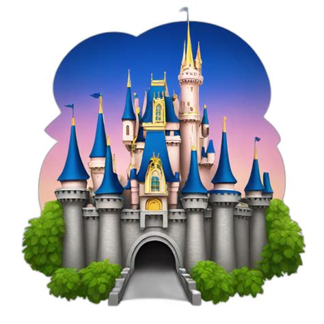 Disney World Castle Ai Emoji Generator Clip Art Library