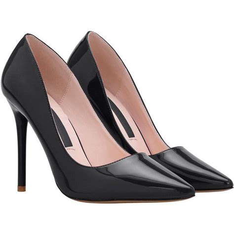 Shein Sheinside Black Point Toe High Stiletto Heel Pumps Stiletto