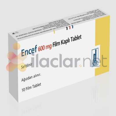 ENCEF 600 Mg 10 Tablet Ilaclar Net