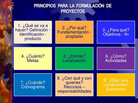 PPT FORMULACIÓN Y EVALUACIÓN DE PROYECTOS PowerPoint Presentation