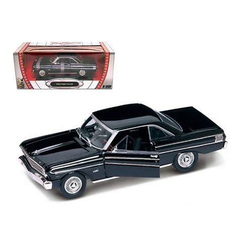 1964 Ford Falcon Diecast Car Model 118 Black Die Cast Car By Road