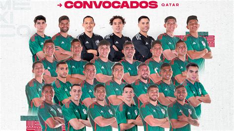 Anuncian lista oficial de la Selección Mexicana para el Mundial de