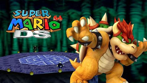 Super Mario 64 Ds Defeating Bowser In Dark World Nds Youtube