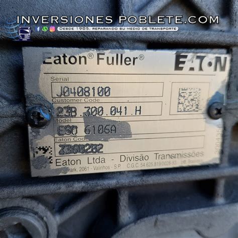 Reparaci N Caja De Cambios Eaton Eso A Volkswagen Delivery