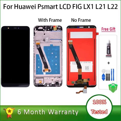 Ensemble Cran Tactile Lcd Avec Ch Ssis Test Pour Huawei P Smart Fig