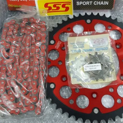 Gear Set ROZ 520 CRF 150L CRF 230 CRF 250 Rantai SSS Racing Lazada