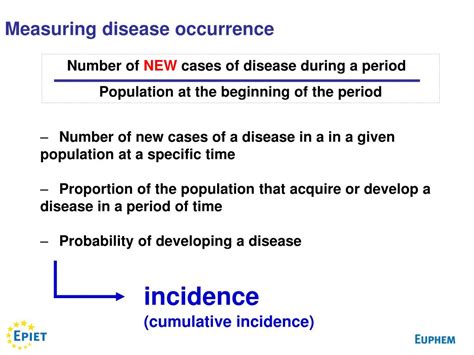 Ppt Rates And Measures Of Disease Occurrence Chris Williams